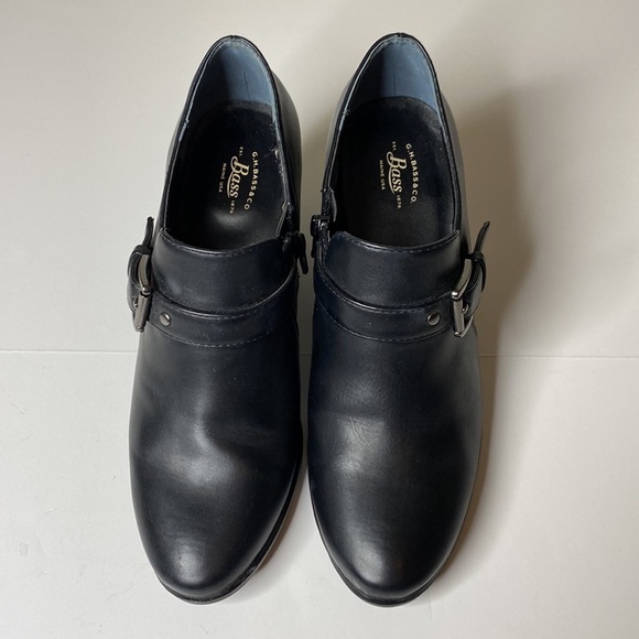 G.H. BASS & CO Bass-Tiare Black Ankle Bootie size 6-1/2 - Picture 2 of 12
